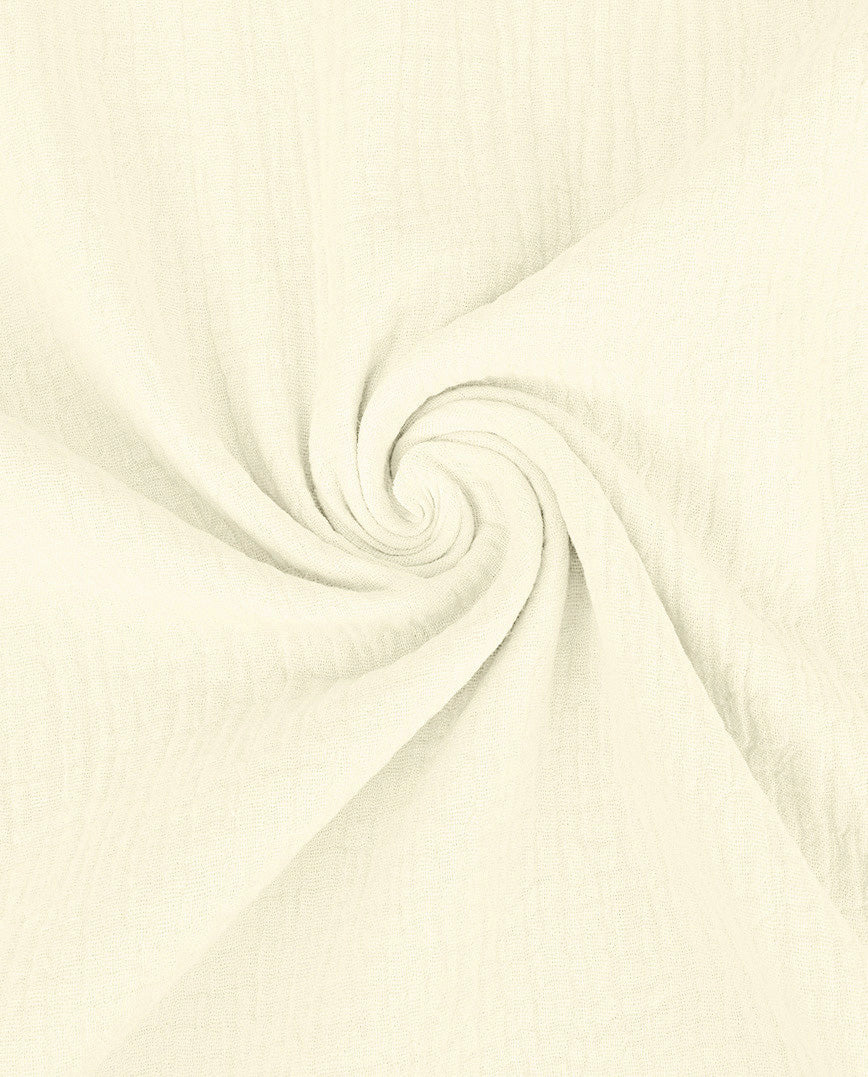 280 CM. PLOČIO MUSLINAS VIENSPALVIS ECRU