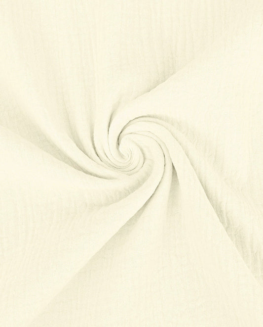 280 CM. PLOČIO MUSLINAS VIENSPALVIS ECRU